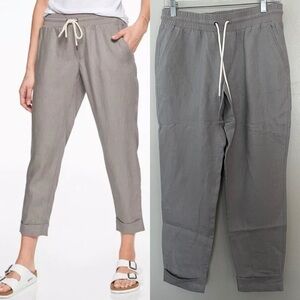 Athleta Linen crop pants